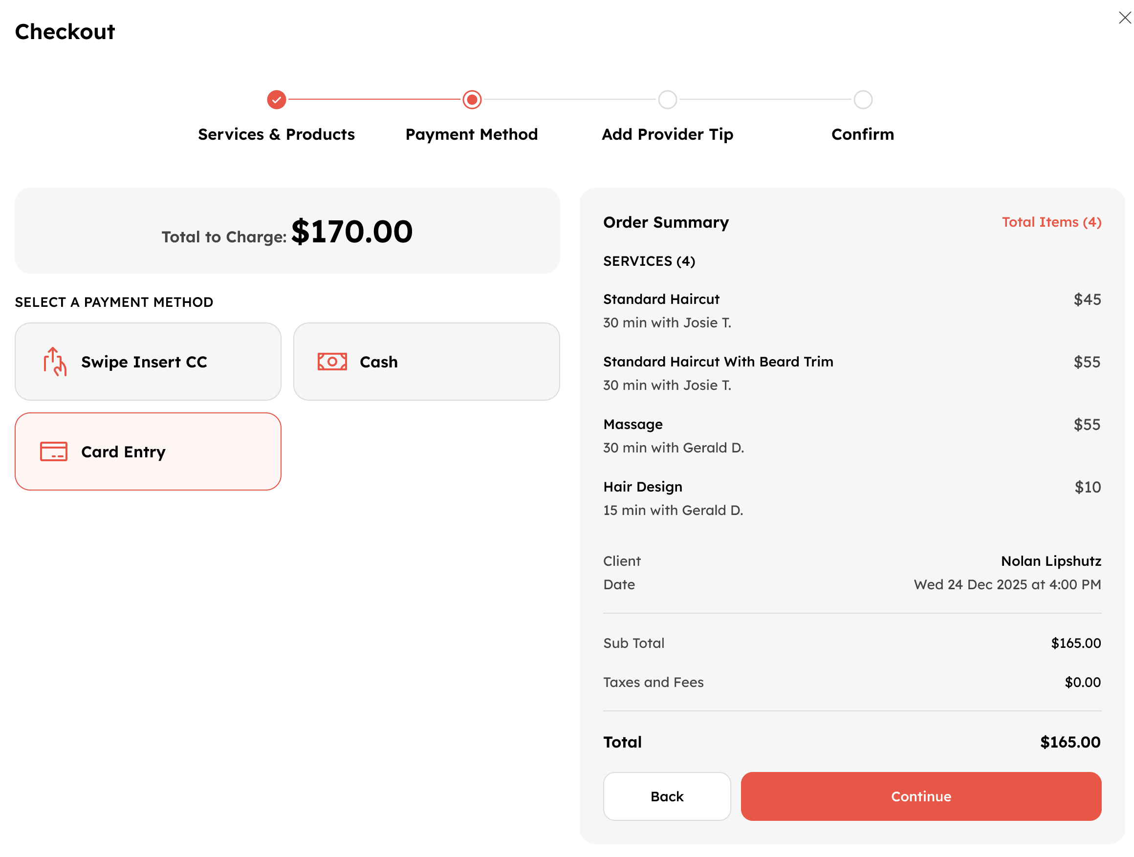 Razored Pay checkout